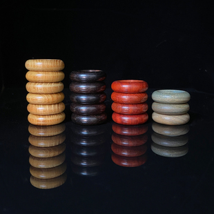 檀木跑环血檀绿檀黑檀黄金檀DIY配件半成品手工手串文玩吊坠配饰