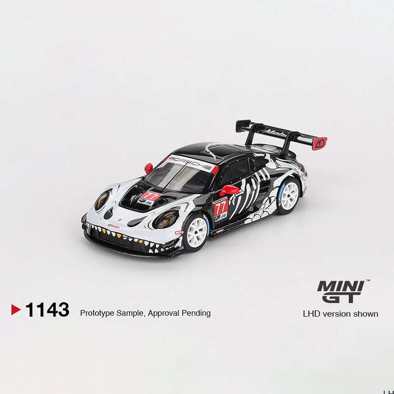 MINIGT 1:64 保时捷911 GT3 R #77 2025 IMSA勒芒赛合金车模 1143