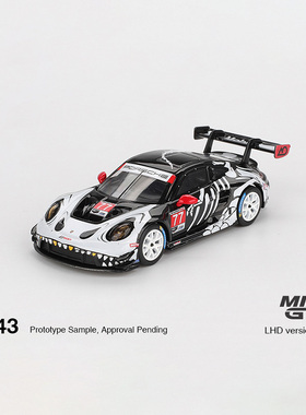 MINIGT 1:64 保时捷911 GT3 R #77 2025 IMSA勒芒赛合金车模 1143