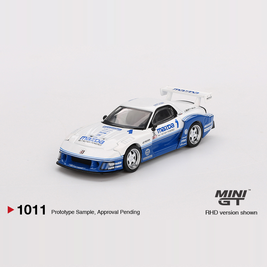 MINIGT 1:64 马自达 MAZDA RX7 LB-Super 仿真合金汽车模型 1011