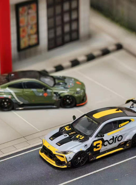 SW 1:64 宝马M4 佛山APAxpo特别版 绿色扎古涂装仿真合金汽车模型