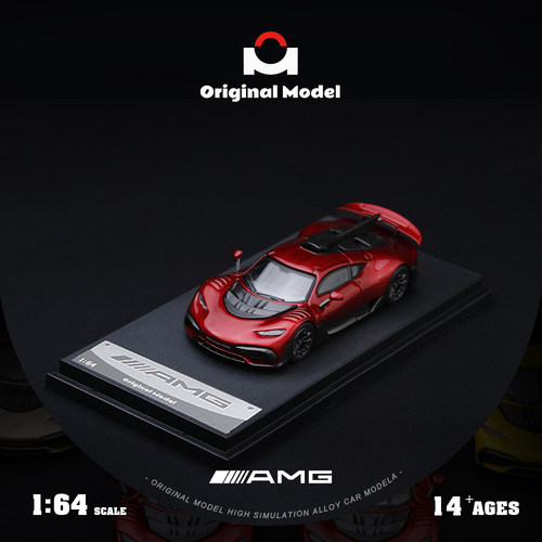 OM 1:64奔驰AMG One 香槟金 星光黑OM646412仿真合金汽车模型收藏