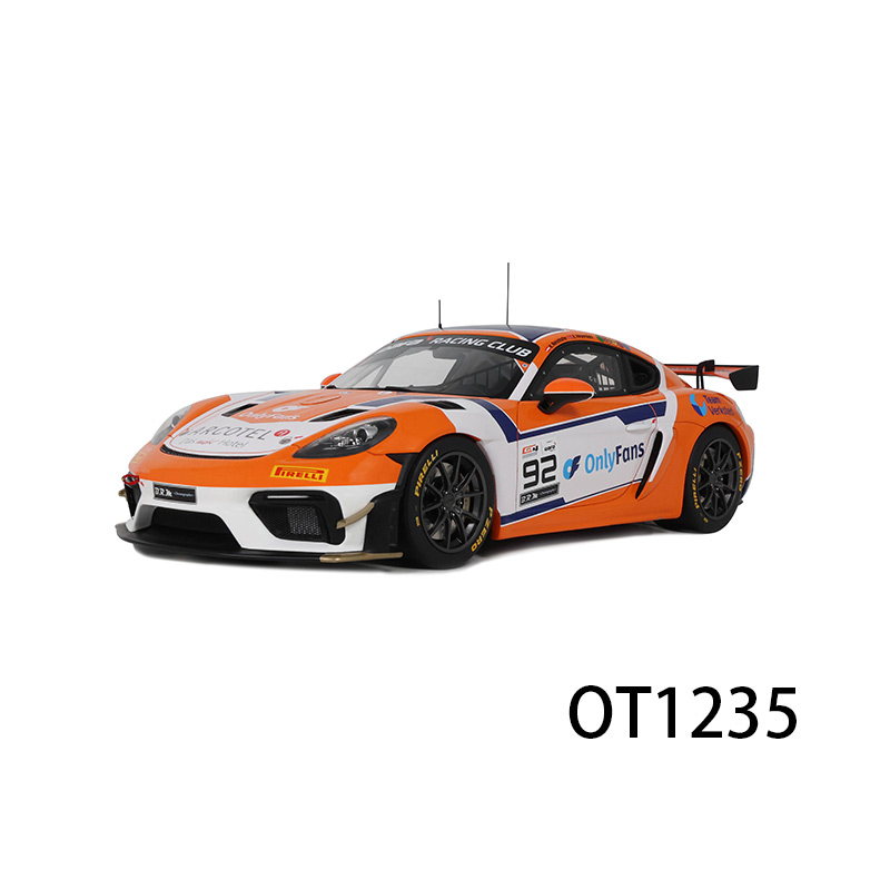 OTTO 1:18 保时捷718卡宴CAYMAN GT4 RS 2024树脂汽车模型 OT1235