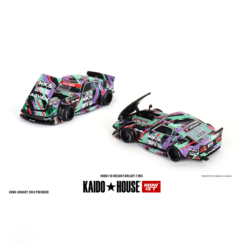 Kaido House+ MINIGT 1:64尼桑 Fairlady Z HKS合金汽车模型118