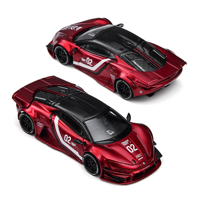 TM × PSC联名款1:64仰望 U9 RAGE赛道红 Corsa Red 合金汽车模型