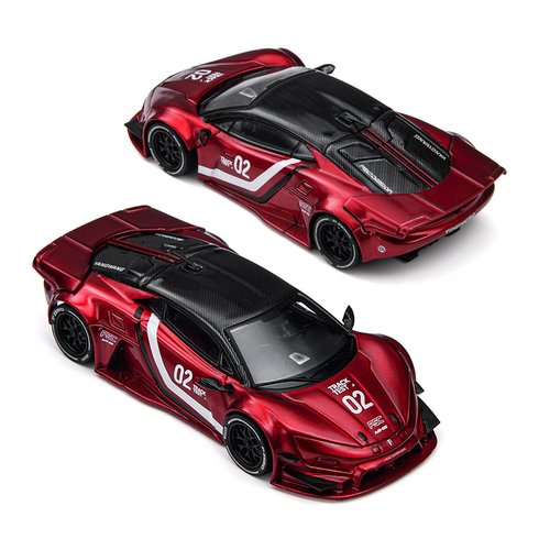 TM × PSC联名款1:64仰望 U9 RAGE赛道红 Corsa Red 合金汽车模型