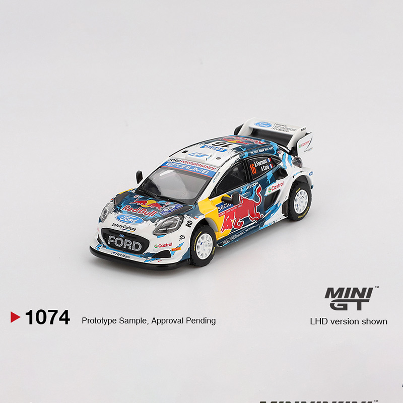 MINIGT 1:64 福特 拉力赛车 Puma #1 WRT 2024 合金汽车模型1074