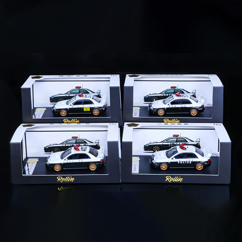 Rollin 1:64斯巴鲁翼豹 日本警车 北海道警察 枥木 冈山 三重县警