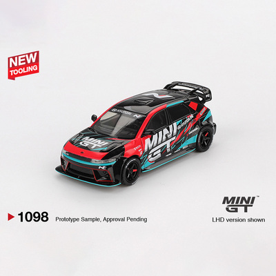 MINIGT 1:64 现代Ioniq 5N MINI GT RS-01T 2025合金汽车模型1098