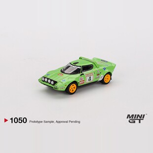 MINIGT 1:64 蓝旗亚 Stratos HF #4 1979冠军车合金汽车模型 1050