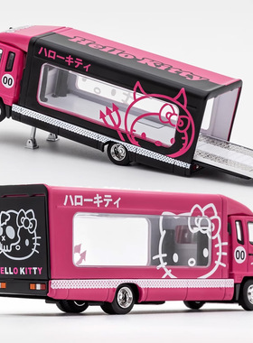 GCD 1:64三菱抬升式Mitsubishi Fuso 货柜运输车仿真合金汽车模型