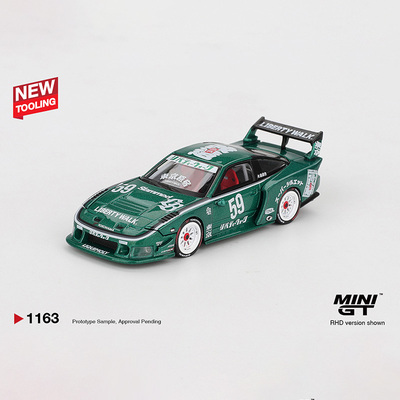 MINIGT 1:64 日产 尼桑 Silhouette 180SX 2026合金汽车模型 1163