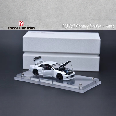 FH 1:64 尼桑 天际线 GTR Skyline R33 GT-R 第4代  合金汽车模型