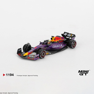 MINIGT 1:64 红牛 RB19 #1 F1赛车 维斯塔潘 仿真合金车模型 1194