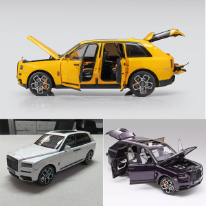 OEM 1:18劳斯莱斯库里南Cullinan带钓鱼凳全开门仿真合金汽车模型
