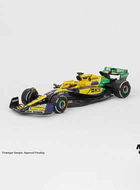 MINIGT 1:64 迈凯伦MCL38 #81 Oscar Piastri F1合金汽车模型1165