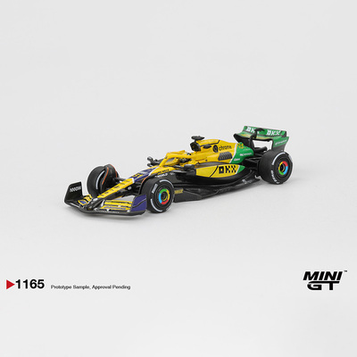 MINIGT 1:64 迈凯伦MCL38 #81 Oscar Piastri F1合金汽车模型1165