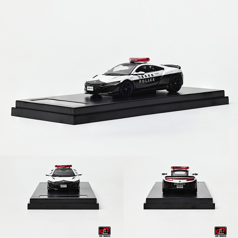 LCD 1:64 本田NSX 警车 Honda本田官方授权 仿真合金汽车模型收藏