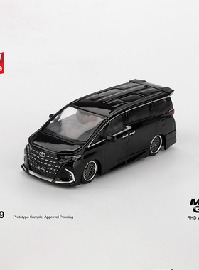 MINIGT 1:64 丰田Toyota阿尔法Alphard 40 KUHL合金汽车模型 1179