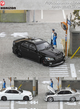 FH 1:64 Altezza 咬地鲨RS200 SXE10版前盖可开仿真合金汽车模型