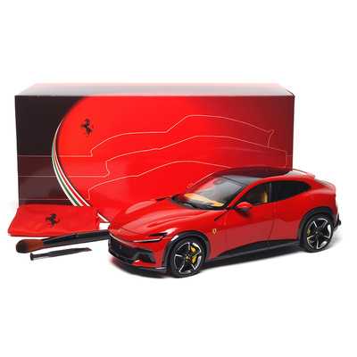 BBR 1:18 法拉利 Purosangue 红色全景天窗 全开门合金汽车模型