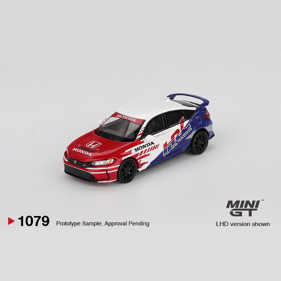 MINIGT 1:64 本田思域TYPE R 2024 Pace Car HRC合金汽车模型1079