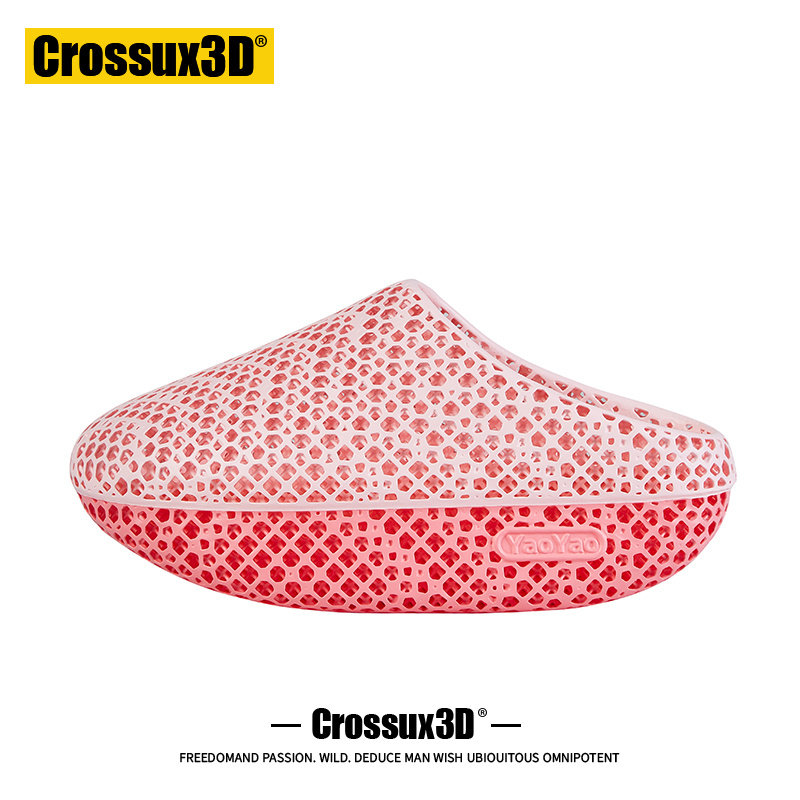 Crossux3D打印洞洞鞋女款真4D打印塑身摇摇鞋健身厚底增高凉拖鞋图片