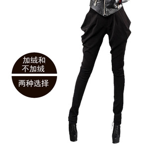 女高腰秋冬款 宽松 女2024新款 女裤 哈伦裤 显瘦大码 女长裤 小脚裤 时尚