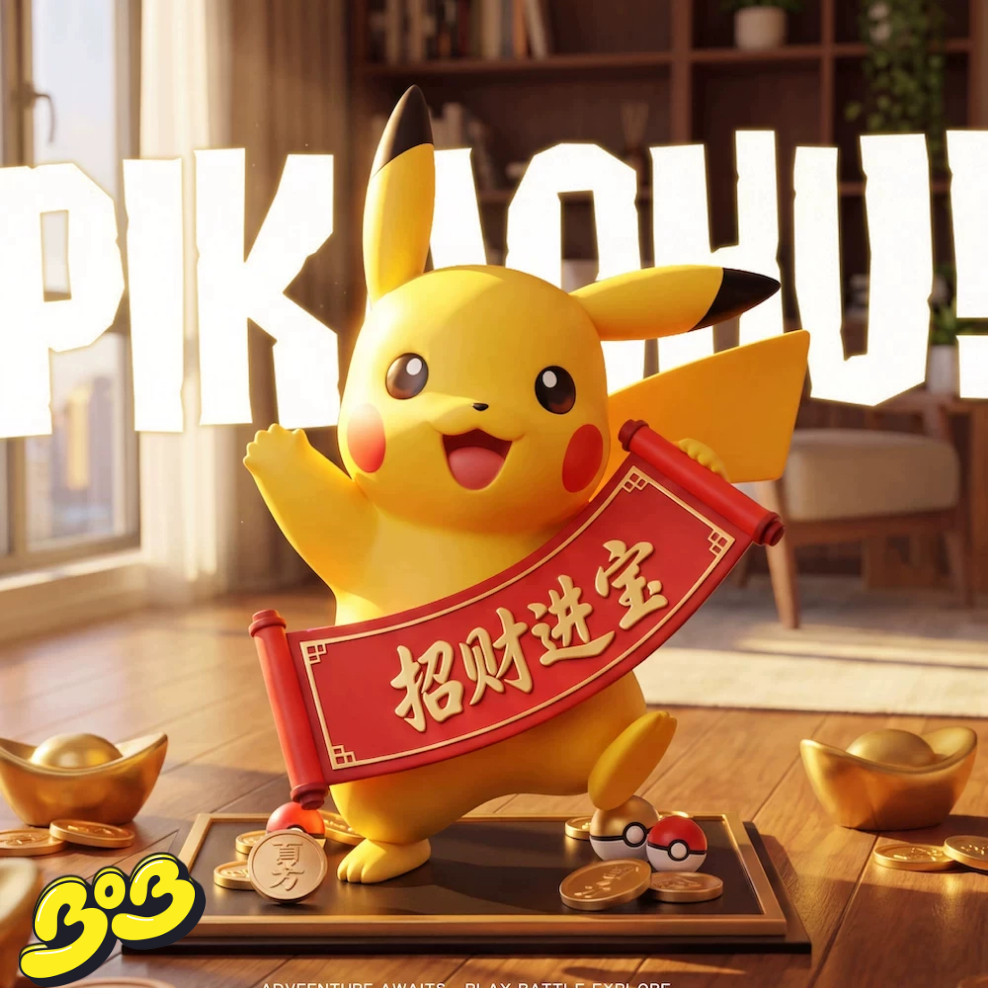 【BOB2】订金 WAKE 真新的黄色电光 招财皮卡丘 WAZCPKQ 雕像摆件