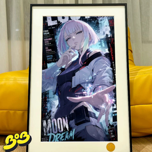 【BOB2】现货 星空 赛博风露西 LUCY边缘行者 马丁内斯 装饰画
