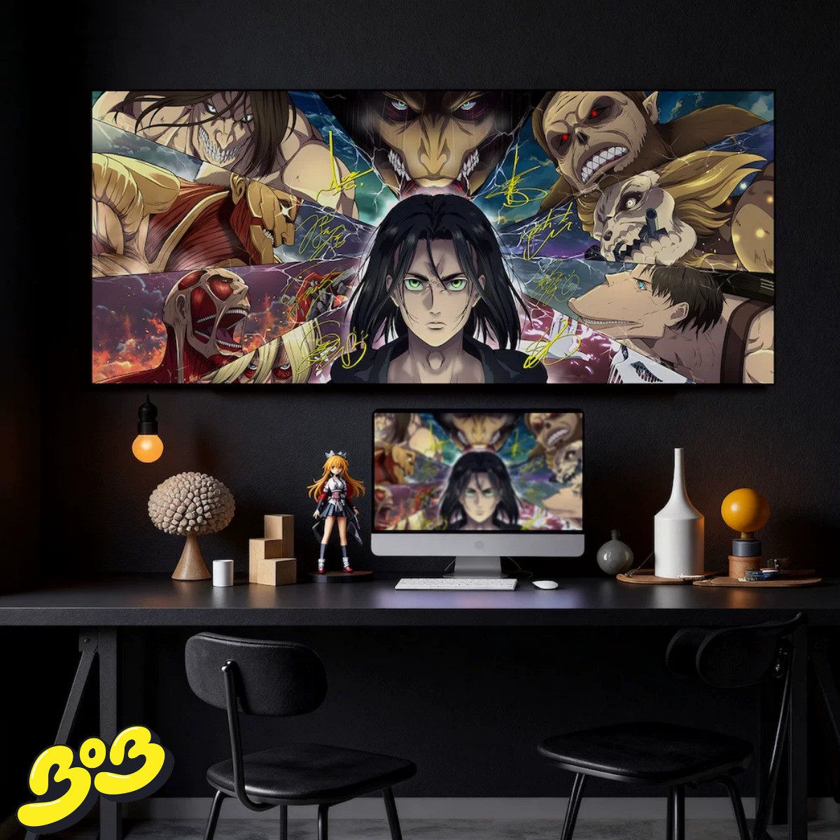 【BOB2】代购现货 千鸟社 九大巨人 艾伦耶格尔 阿妮莱纳 装饰画