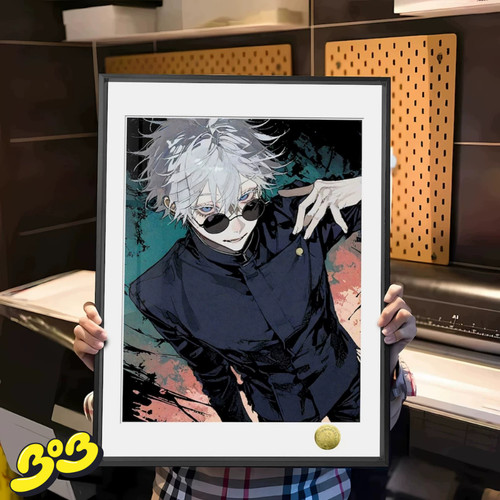 【BOB2】现货 皇呱 苍眸破墨五条悟 GOJO SATORU 装饰画午睡毯