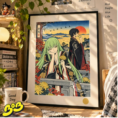 【BOB2】现货 星空 和风鲁鲁修CC ZERO CODE C女王 GEASS 装饰画