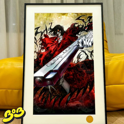 【BOB2】现货 星空 血色阿卡多 HELLSING海尔辛皇家国教 装饰画