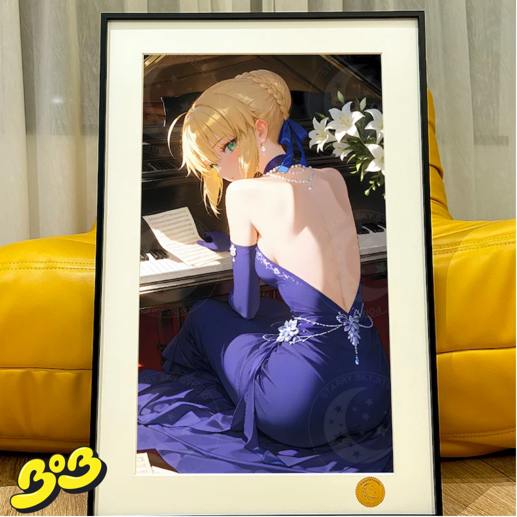 【BOB2】现货 星空 钢琴SABER 阿尔托莉雅 吾王骑士王 装饰画