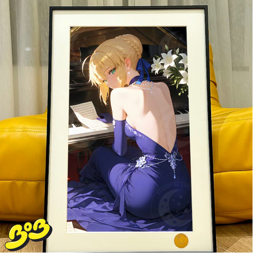 【BOB2】现货 星空 钢琴SABER 阿尔托莉雅 吾王骑士王 装饰画