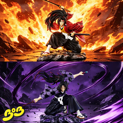 【BOB2】预留 HXH 日月兄弟 日之呼吸 月之呼吸 HXRYXD 雕像摆件