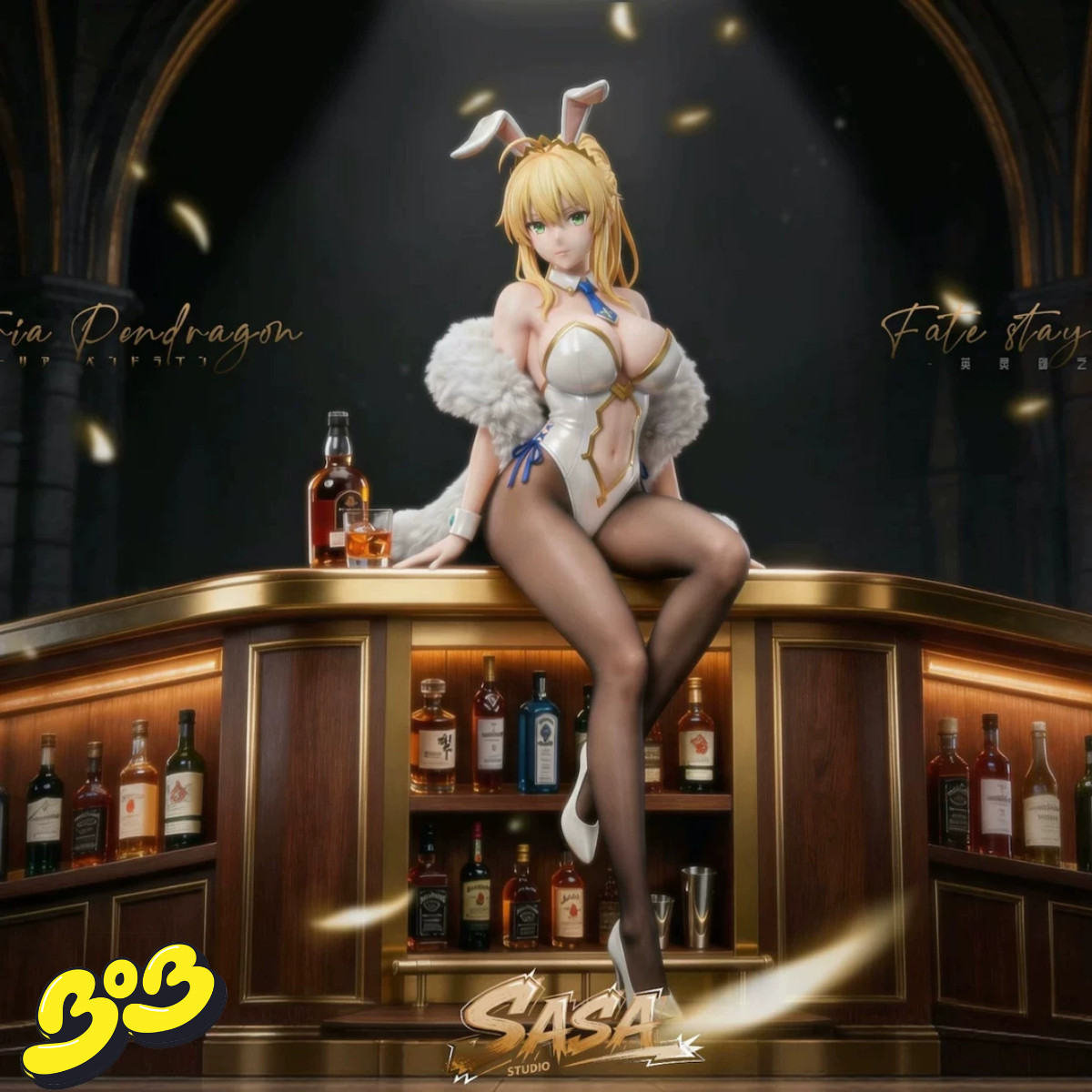 【BOB2】代购订金 SASA 阿尔托莉雅 兔女郎 SATLTNL 雕像潮玩摆件