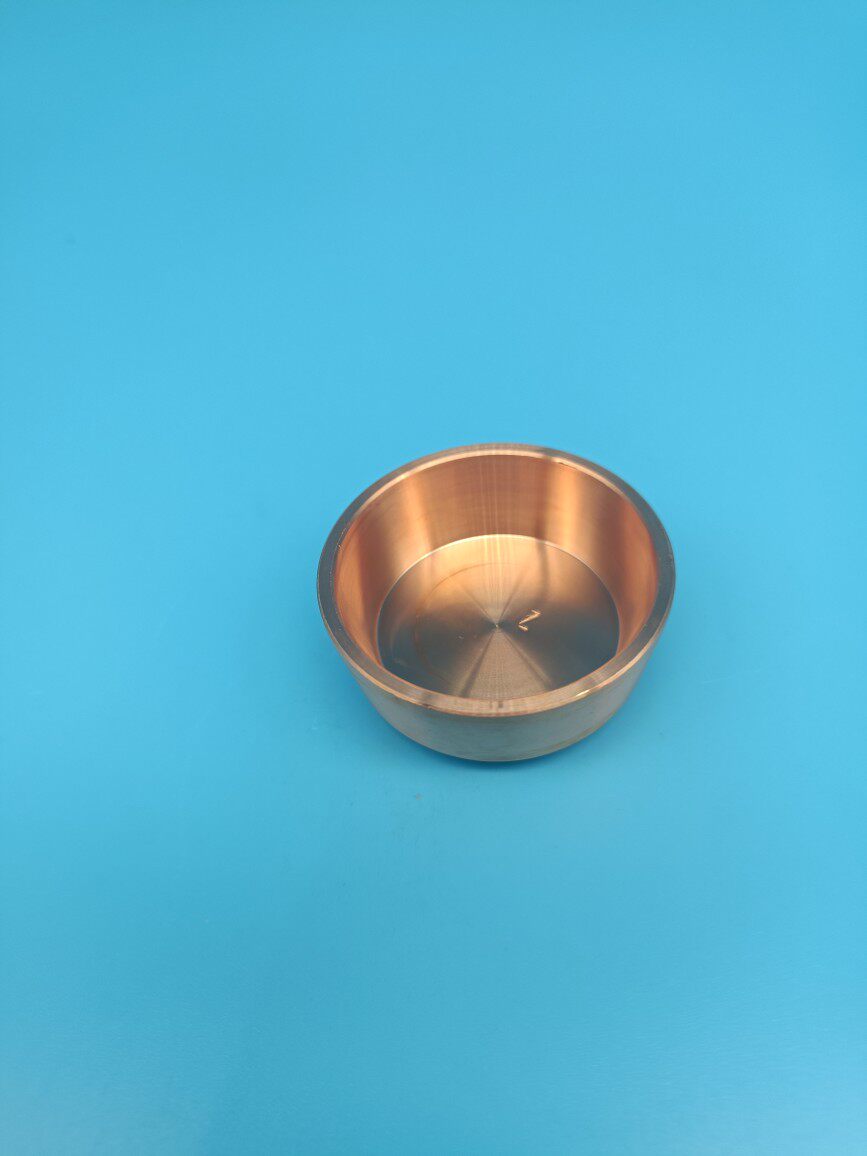 b14-0112-1真空镀膜40无氧铜坩埚外径40mm高17mm适用于光驰镀膜机