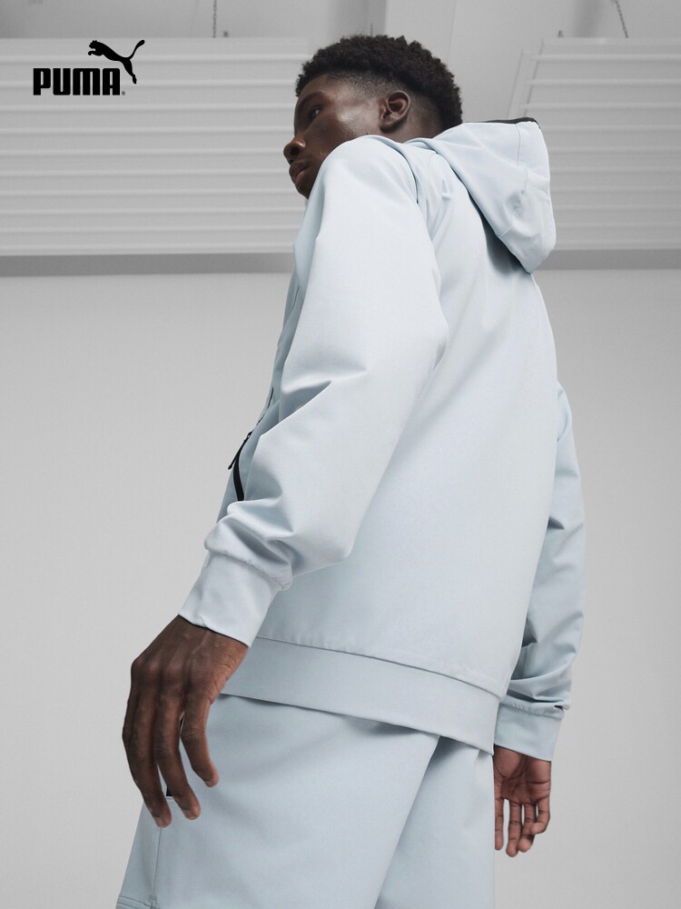 PUMA 공식 남성 신상 슬림 스포츠 캐주얼 지퍼 후드 우븐 재킷 재킷 626178
