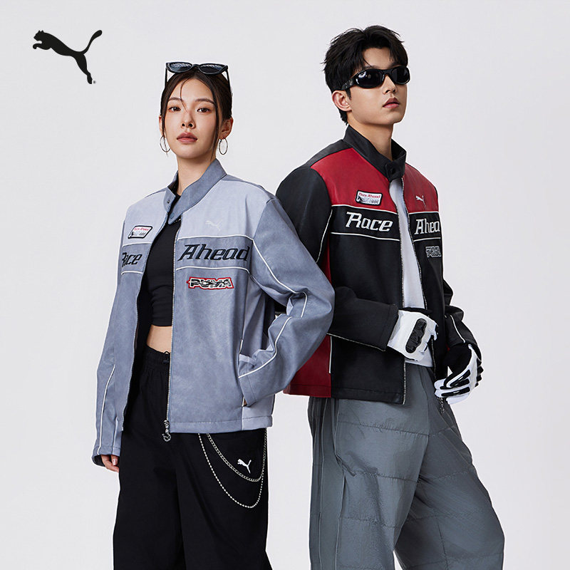 马年限定款赛车仿皮外套男女PUMA彪马春季官方机车休闲夹克636031