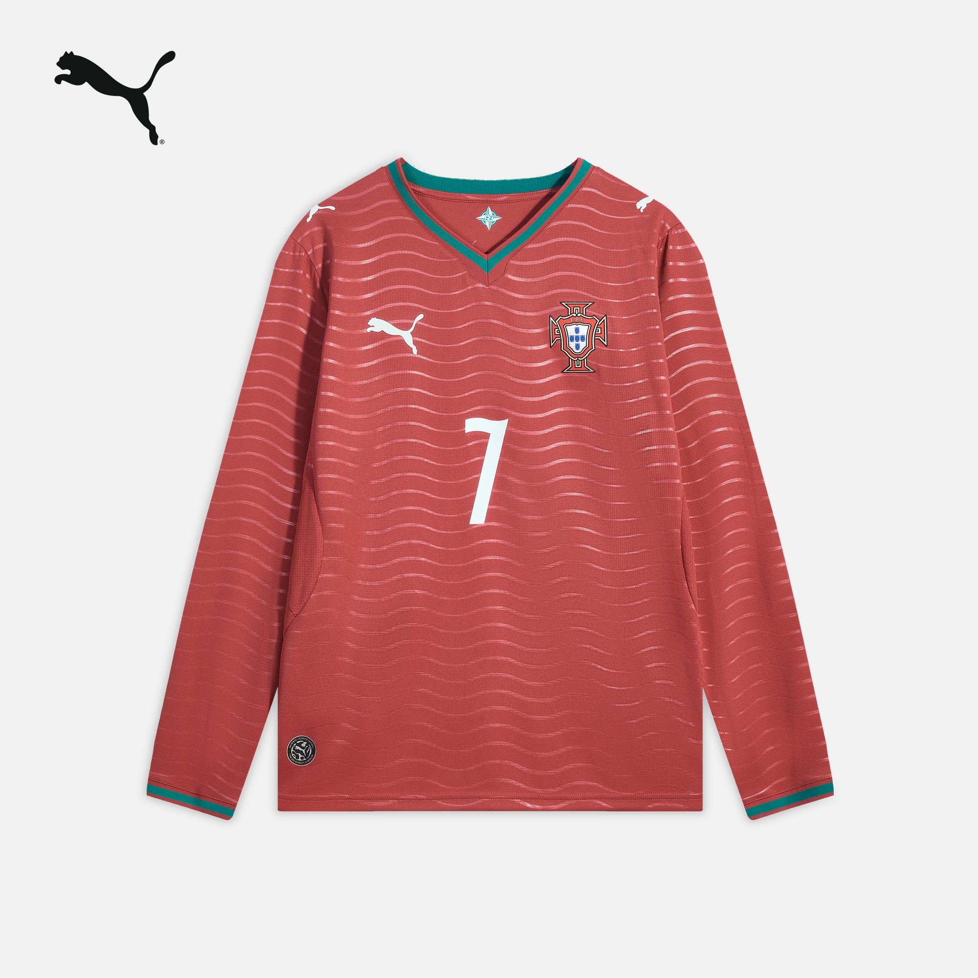 葡萄牙队主场C罗7号球迷版球衣长袖T恤男PUMA彪马官方新款 788142,运动服/休闲服装,运动T恤,淘宝优惠券,粉丝福利购,淘宝优惠卷