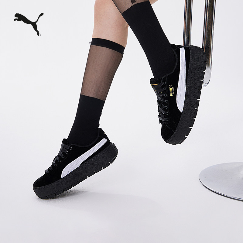 百亿|复古厚底鞋增高松糕鞋女PUMA彪马官方休闲鞋PLATFORM 406752