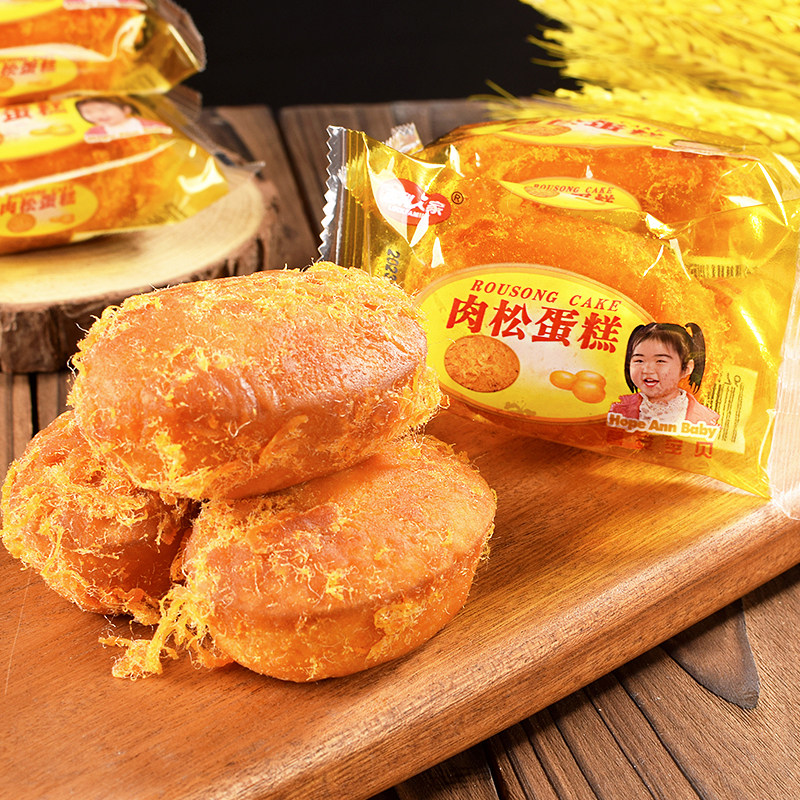 吉利人家肉松蛋糕棒面包营养代早餐肉松饼学生办公室充饥零食糕点