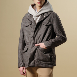 羊毛高分子复合面料M65夹克防风雨 Stormsystem BNF 意大利进口LP