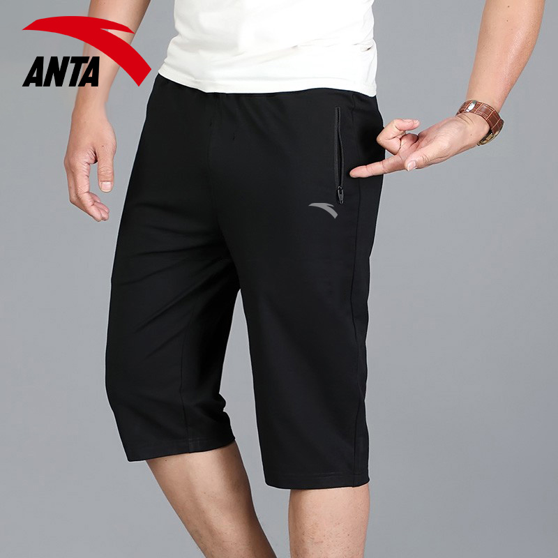 安踏七分裤男士夏季中裤