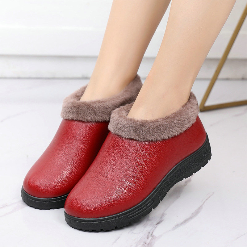 棉拖鞋包跟老北京布鞋女居家棉鞋