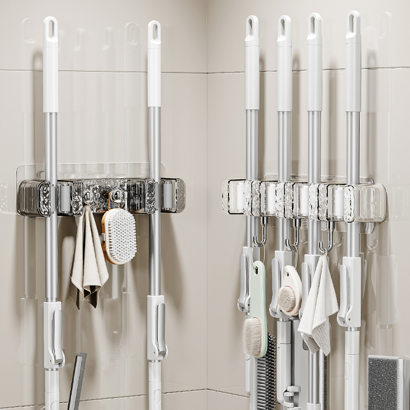 壁挂拖把夹兼容多规格拖把