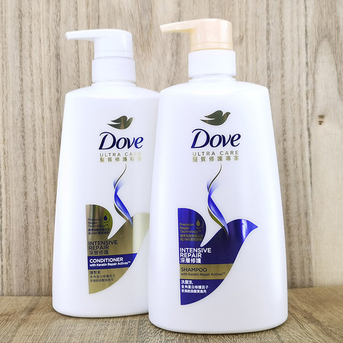 多芬洗发水改善毛躁受损发质深层