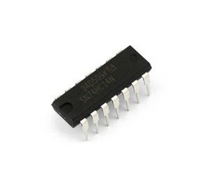 直插 SN74HC14N 芯片 六施密特触发非门 DIP14 全新原装+